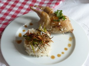 caille riz pilaf