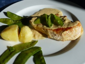 blanc poulet moutarde