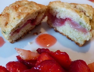 muffin fraise pistache