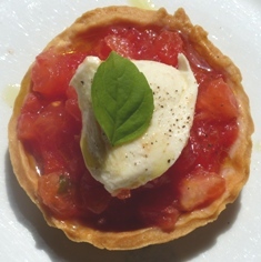 tartelette à la fondue de tomates