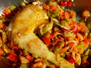 poulet basquaise