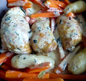 cuisse poulet à l'estragon