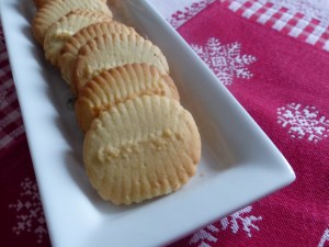 sablés à la vanille