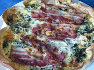 tarte salée chou kale