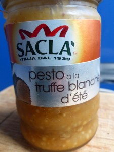 pesto à la truffe blanche